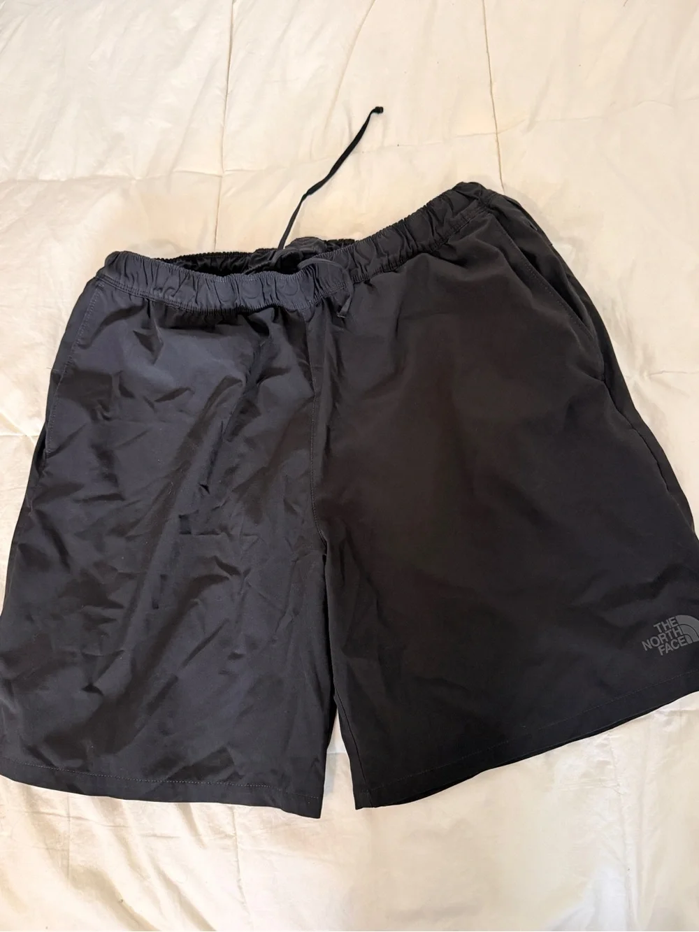 The North Face Men's Black Athletic Shorts with Elastic Waist